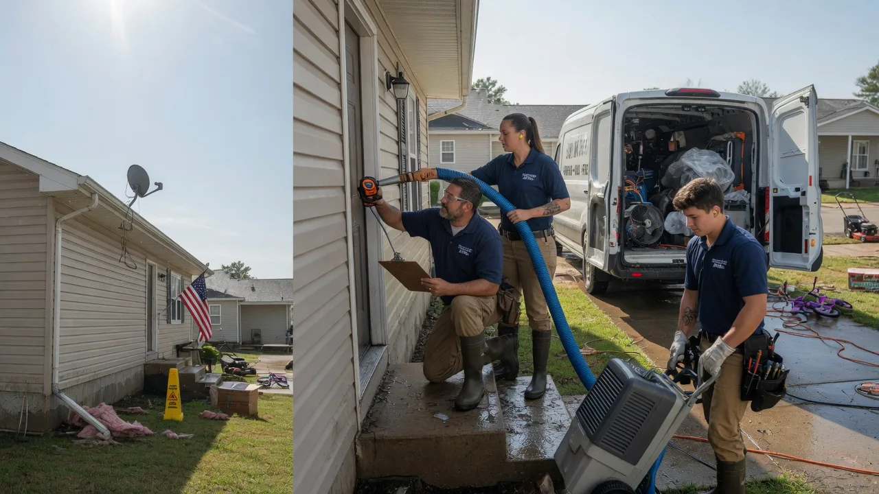 Ceiling Water Damage Restoration in Iota, LA near me